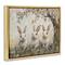 Stupell Industries Fairytale Bunnies Under Tree Floating Frame Wall Art